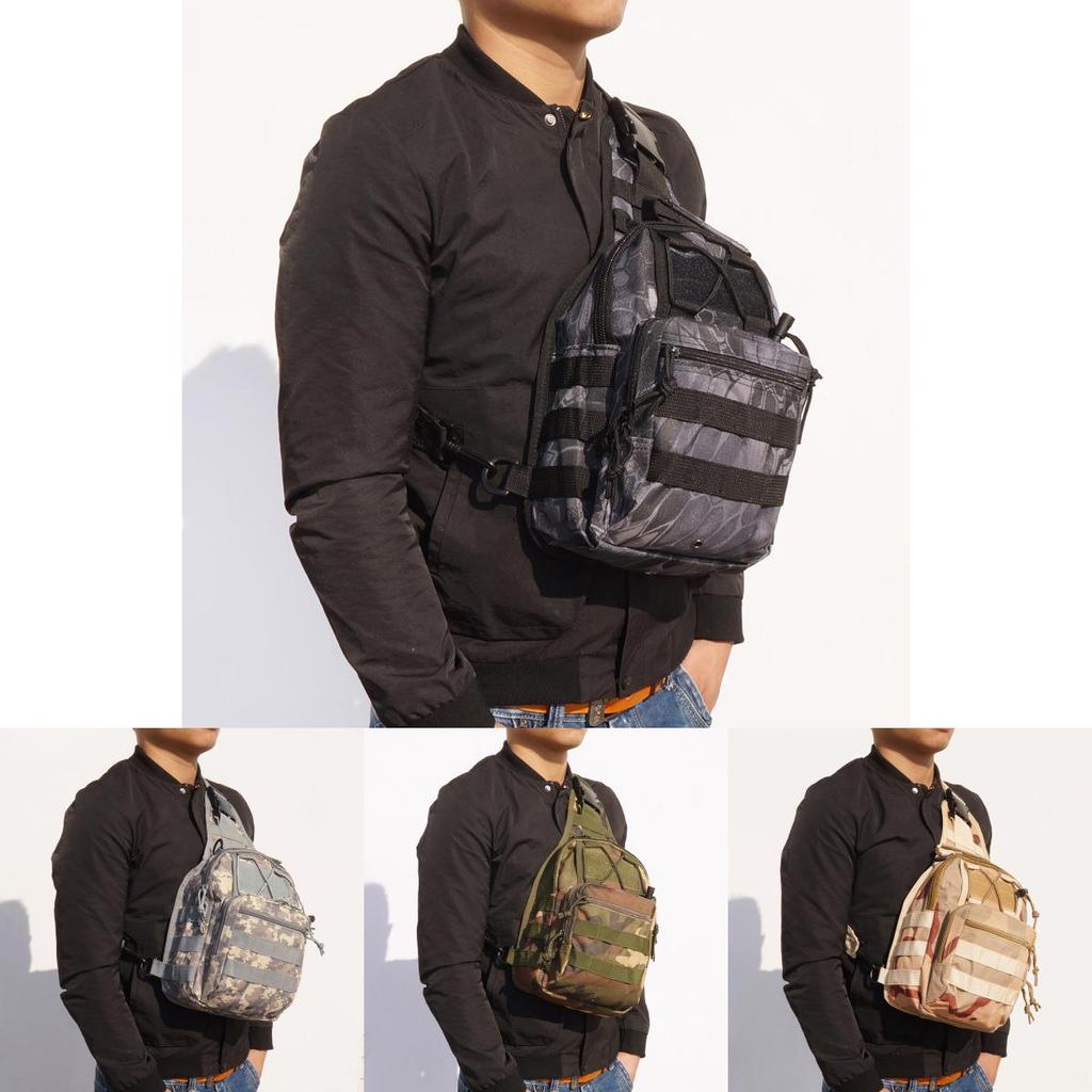 Rugged Camouflage Men's Backpack Featuring Molle Tactical Design And Multiple Pockets