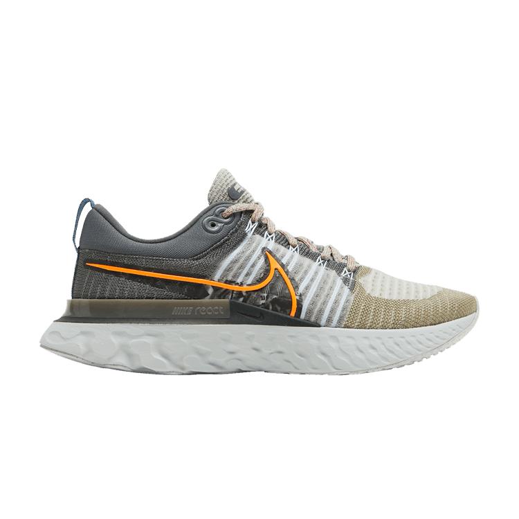 Nike React Infinity Run Flyknit 2 Made From Sport Herren-Sneaker Braun Light-Bone Sport-Spice DC4577-001