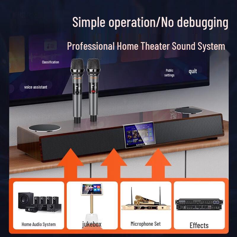 SANSUI DV-91F Home KTV Soundbar System CN Plug (adapter Included)