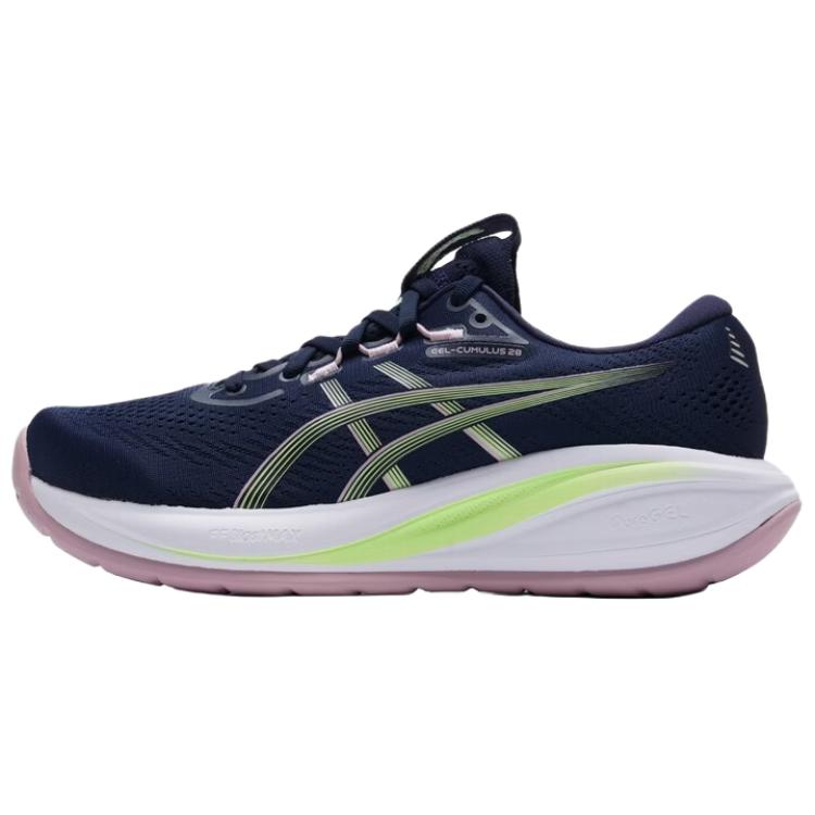 

ASICS GEL CUMULUS 28 Breathable And Wear resistant Low top Running Shoes Women s Dark Blue 1012B916-400 40