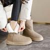 TUINANLE Wool Winter Snow Boots for Women, Warm and Comfortable. Simple and Fashionable Women's Shoes