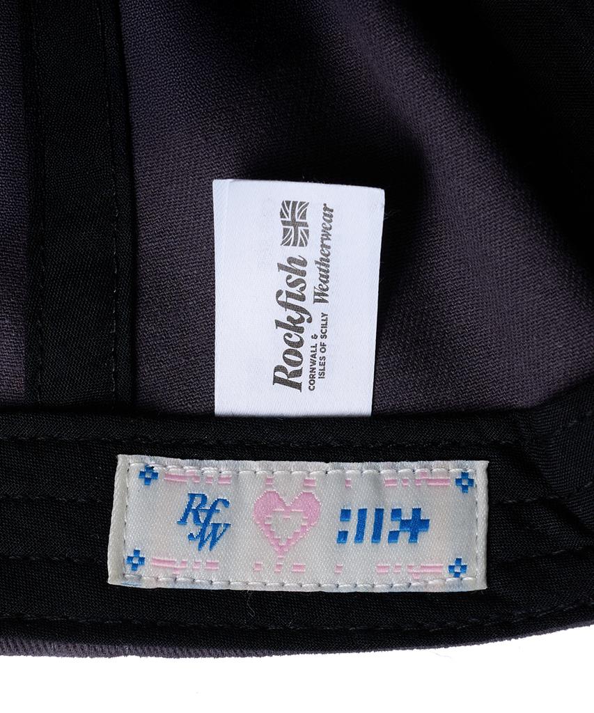 Lagpiswiwedeoweeo [× Illit] Patchwork Cap - Dark Gray