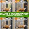 Weather Resistant Transparent Bird Feeder With Secure Suction Cup Design For Stable Outdoor Balcony indow Mounting