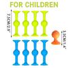 Toys Suction Cup Toy Soft Silicone Building Blocks Toy Sensory Suction Toy Bath Set for Parent Interactive Game Kids Children