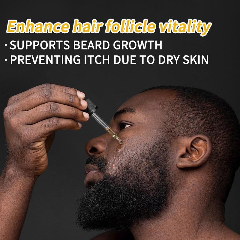 Beard Growth Oil – Activate Hair Follicles, Promote Thicker & Longer Beard, 30ml