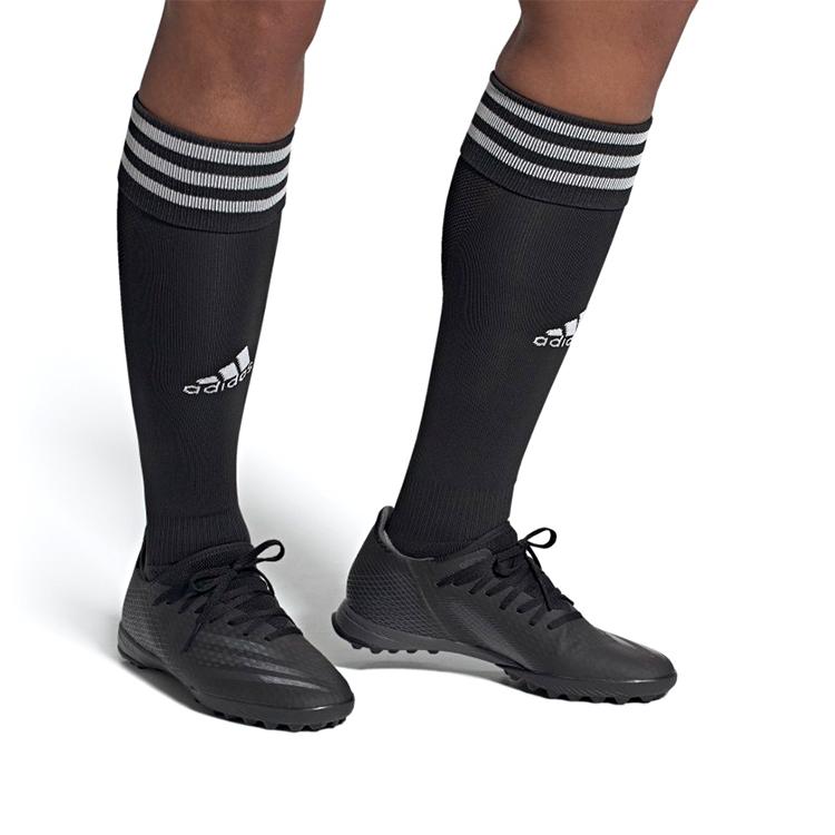 adidas X Ghosted.3 Runde Spitze Schnürung Kunstrasen (Gummistollen) Hartplatz Kunstrasen Stoff Ultrafein Rutschfest Fußballschuhe EH2835
