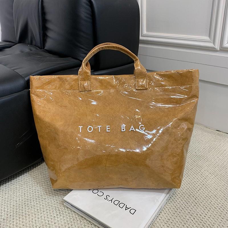 

2025 Новая Модная Сумка Большой Вместимости Повседневная для Шопинга Женская Сумка коричневый