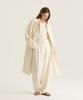 Oteumilkape [Unisex] Dyed Tapered Elastic Waist Pants - Ivory