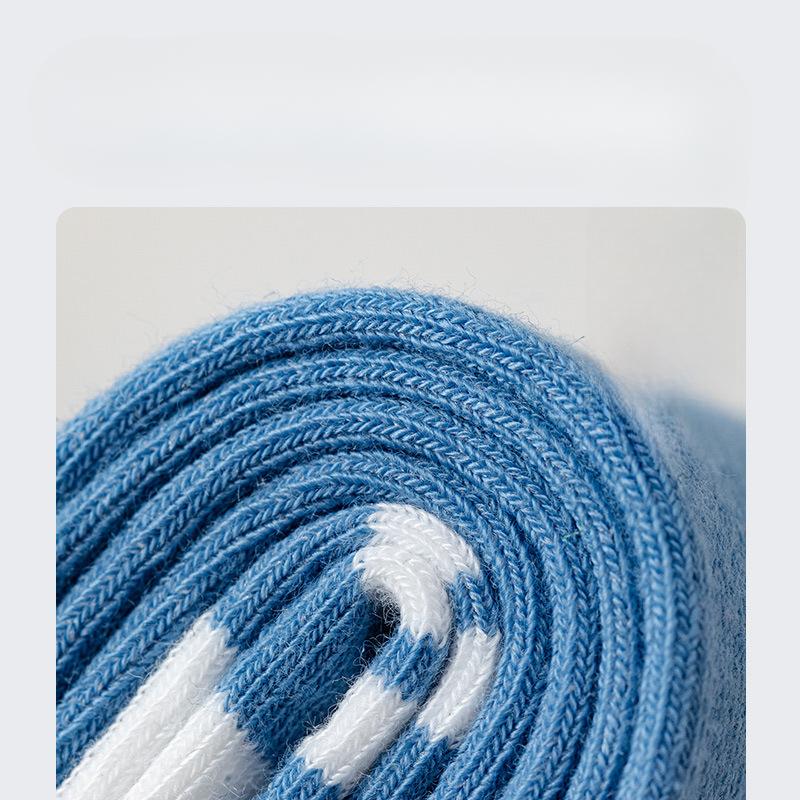 Fünf-Zehen-Socken, Damen-Streifen-Baumwollsocken, Atmungsaktiv, Anti-Sportler und Schweißabsorbierend, Kurze Socken mit Zehentrennung, Sport-Baumwollsocken