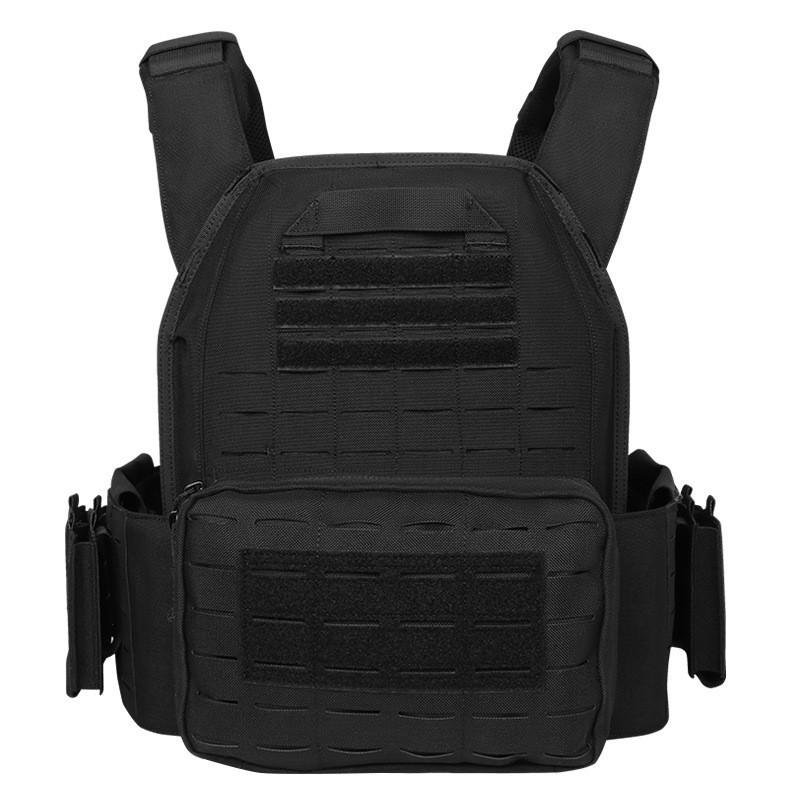 Outdoor Multifunctional Vest Field Quick Release 1000D Nylon Factory one size чёрный