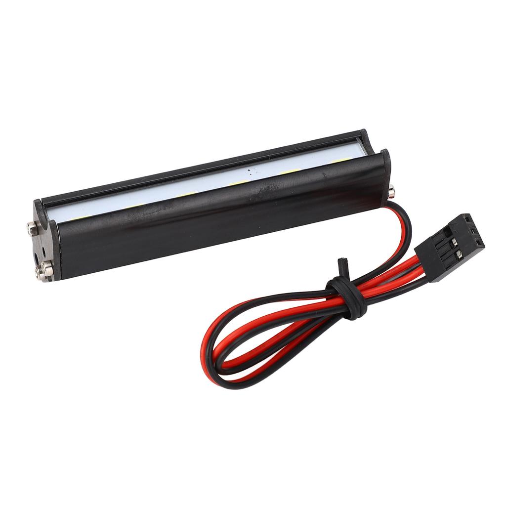 RC LED Light Bar Kit 70mm Aluminum Alloy 6LEDs White Light RC Car Roof Lamp for Redcat for SCX10
