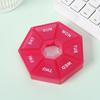 7 Days Pill Storage Box Mini Travel Portable Medicine Dispenser Multifunction Plastic Seven Compartment Sealer Box