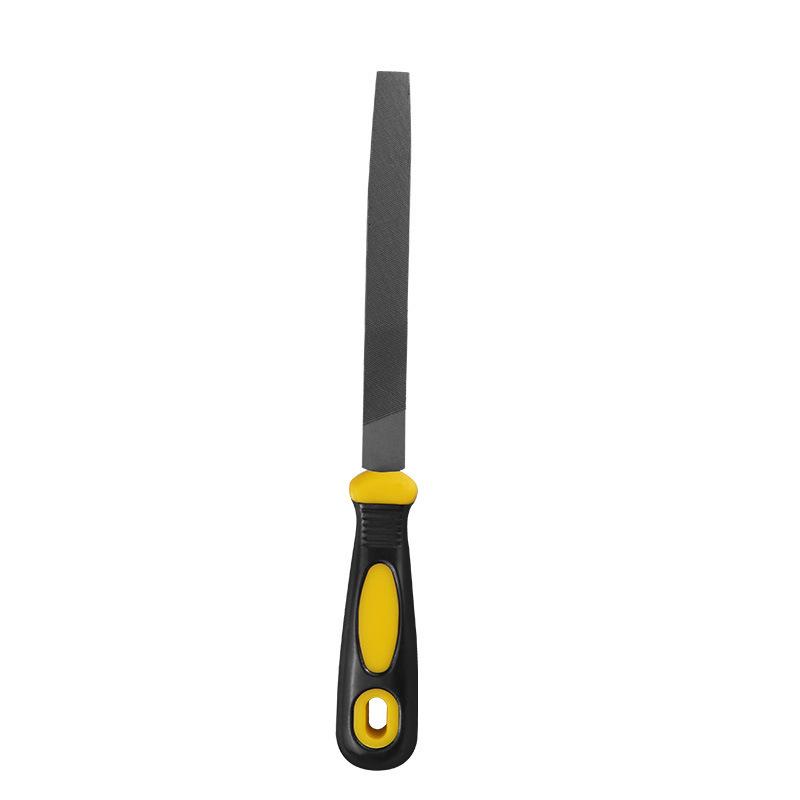 Multi-Spec Metal & Woodworking File Set: Round, Flat, Triangular, Half-Round Files with Handle