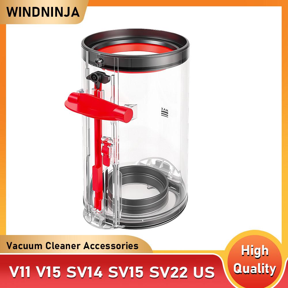 Large Dust Bin For Dyson V11 V15 SV14 SV15 SV22 US Vacuum Cleaner Canister Dust Bucket Accessories Replacement Part