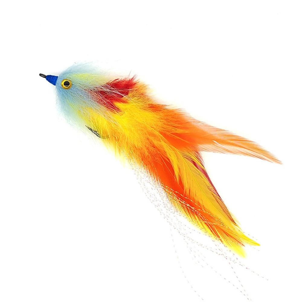 Colorful Ribbon Fly Fish Tuna Lures Flash Line Squid Skirt Lure  Freshwater Saltwater