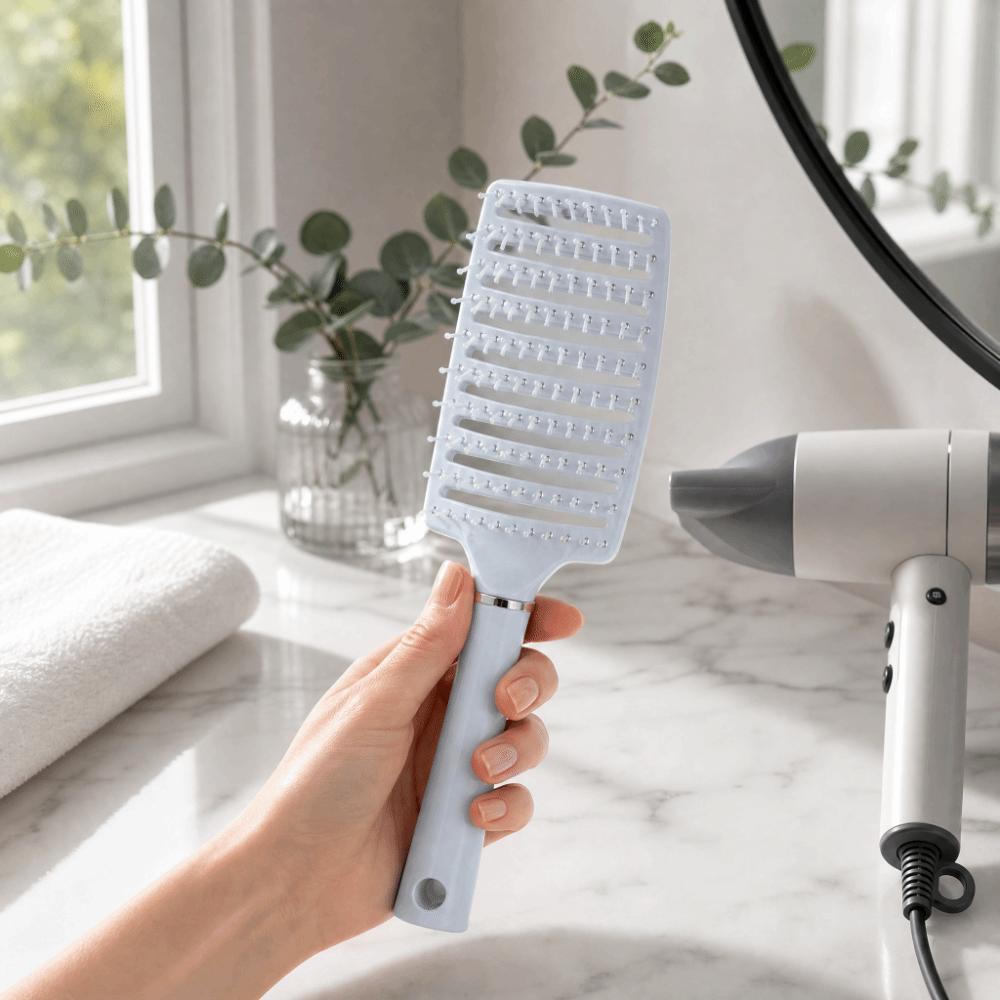 Anti-Hair Loss Vented Paddle Hair Brush Large Styling Hair Brush Multi Purpose Hair Comb For Women