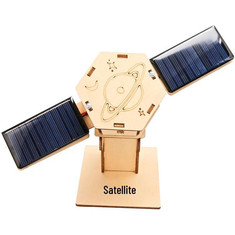 DIY Solar-Powered Electric Satellite Model Kit for Small-Scale Aerospace Science Projects