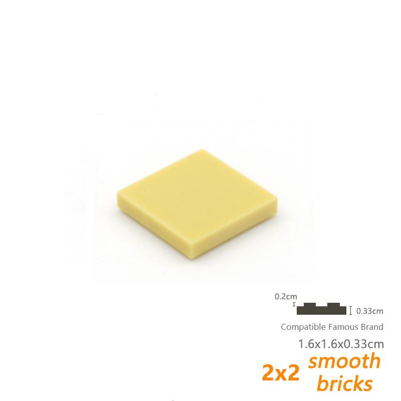 1000pcs DIY Building Blocks Figure Bricks Ceramic Tile 2x2 Educational Creative Size Compatible With 3068 Toys for Children