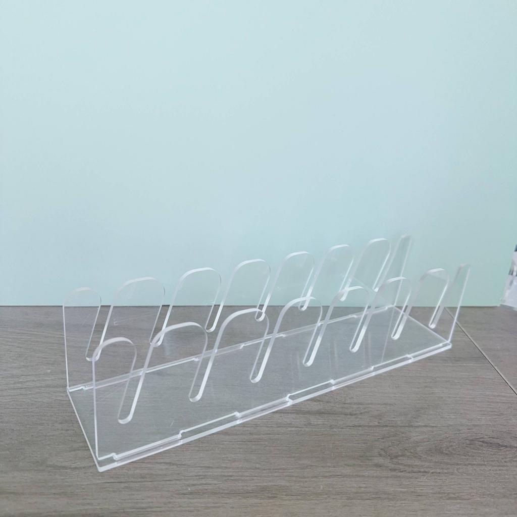 Acrylic Hat Organizer Minimalist Design Acrylic Cap Stand Baseball Cap Organizer Space-Saving Storage Item Transparent