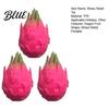 Fruit Stress Ball 1/2/3Pcs Simulation Dragon Squeeze Toy Relief Dragonfruit Soft Decompression Shape Sensory Fidget