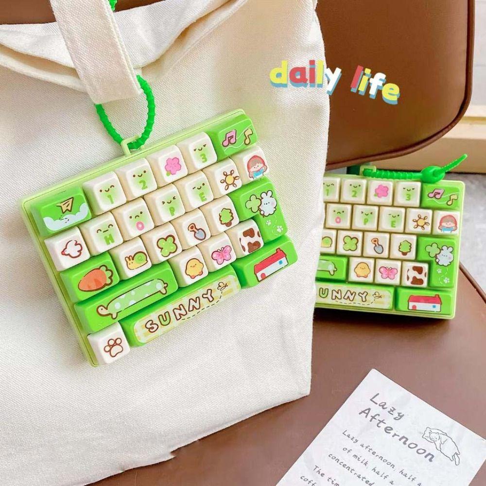 Mini Keyboard Mini Keyboard Pendant 26 Key Keyboard Keychain Children's Bag