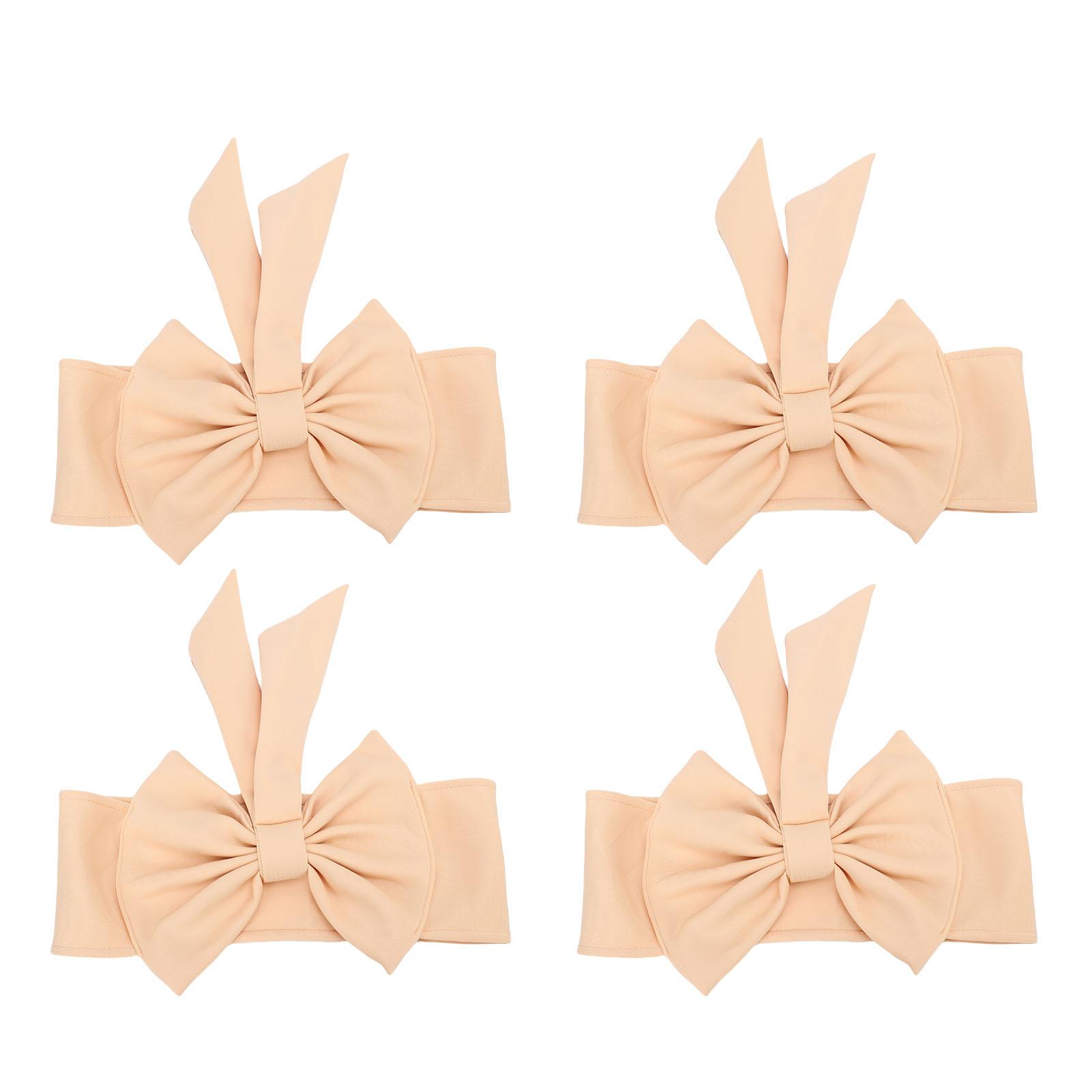 

10pcs Chair Sashes for Wedding Elastic Chair Bows Sashes Decorative for Party Ceremony Reception Banquet Decorations