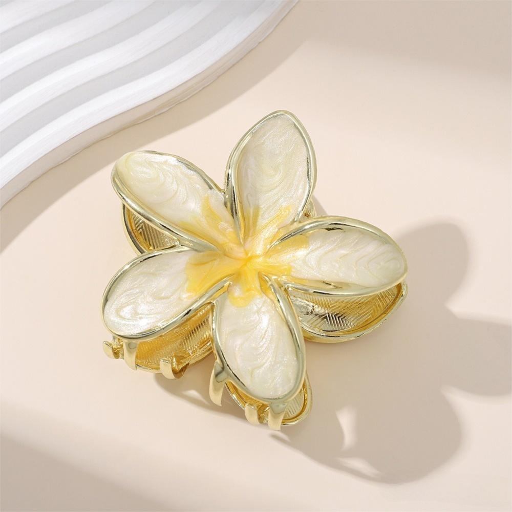 1/3Pcs Hair Accessories Hawaiian Flower Clips Alloy Lily Flower Hair Claws  Hairstyles