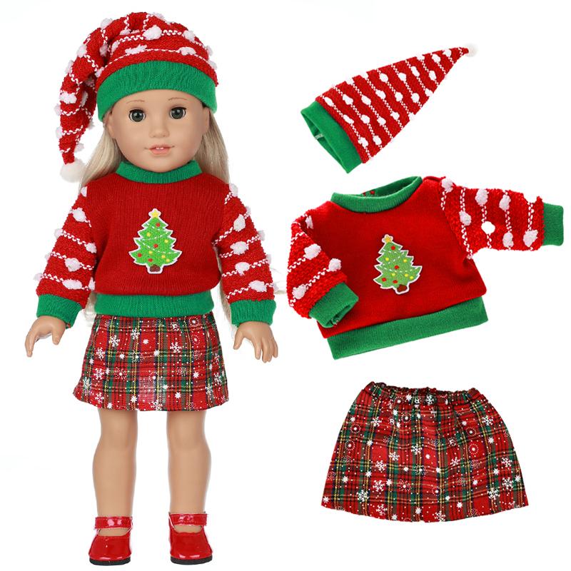 18 Inch Meisjespop Kleding Winterjas voor 43cm Baby pasgeboren Poppenoutfit Jas