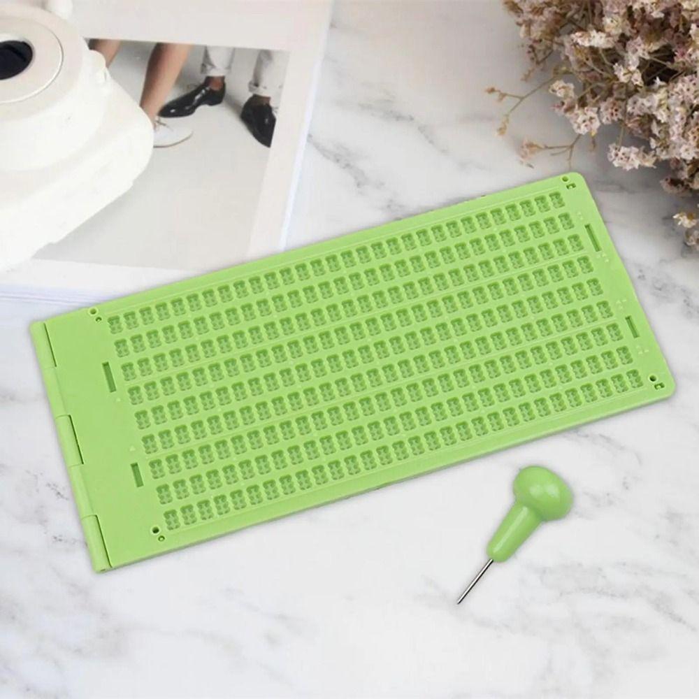 4Lines 28 Cells Braille Writing Board 9Lines 30 Cells Braille Study Supplies  Bedroom