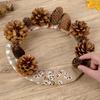20PCS Natural Pinecone Ornaments, Pine Cones Bulk Natural Pinecones Assortment for Fall Winter Christmas Bowl Fillers (Natural)