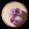 1/2PCS DIY Accessories Raw Gemstone Irregular Shape Purple Quartz Crystal Pendant Healing Stone Natural Amethyst
