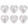 Styling Car Stickers Bling Bling Emblem Decals Auto Decoration Automobile Interior Accessories Sticker Heart Shaped