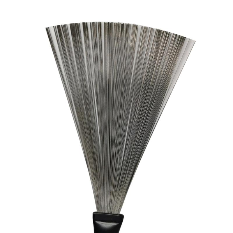 1Pc Drum Brush Snare Brush Jazzes Drum Brush Professional Steel Wire Brush Wire Drum Stick Brush Percussion Brush