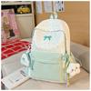 New female cute schoolbag versatile small fresh star bow junior high school college student backpack class backpack