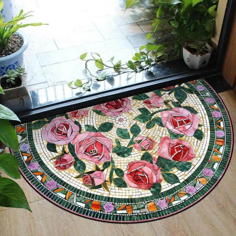 

Bathroom Water Absorbing Quick Drying Foot Mat Easy To Maintain Door Mat for Entrance Foyer 40*60cm