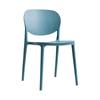 Simplistic Backrest Plastic Dining Chair for Restaurants, Cafes, Meeting Rooms, and Leisure Areas