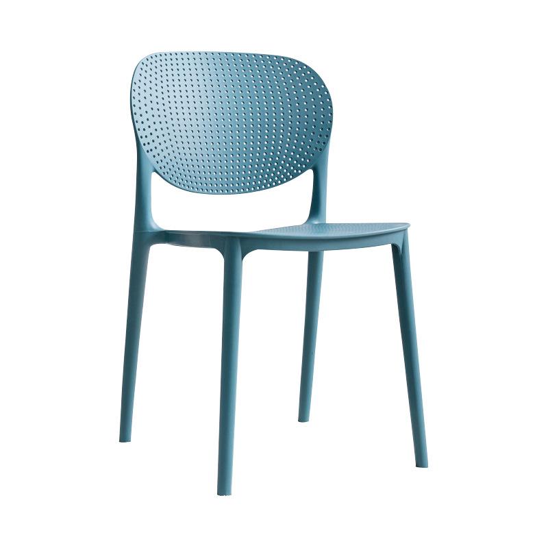 Simplistic Backrest Plastic Dining Chair for Restaurants, Cafes, Meeting Rooms, and Leisure Areas