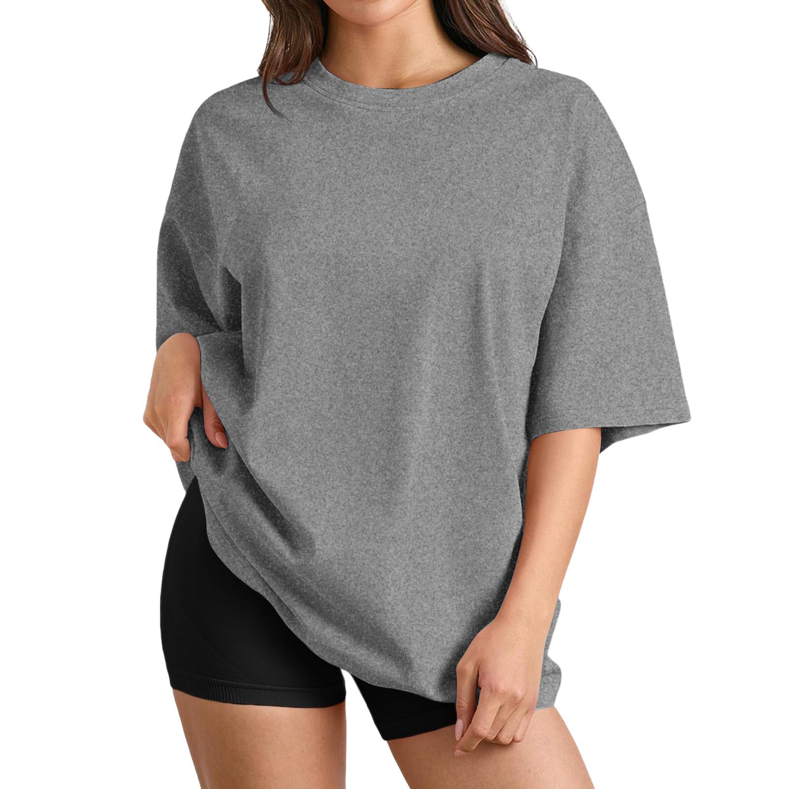 Summer Women s Loose-Fit Fashionable Casual Short-Sleeve T-Shirt Top M