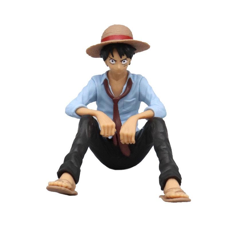 One Piece Luffy Auto Dekoration Figur Pvc Material Perfekt Für Anime-Fans