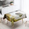 River House Tablecloth Natural Scenery  Anti-Stain Waterproof Rectangular Kitchen Dining Table Home Decor