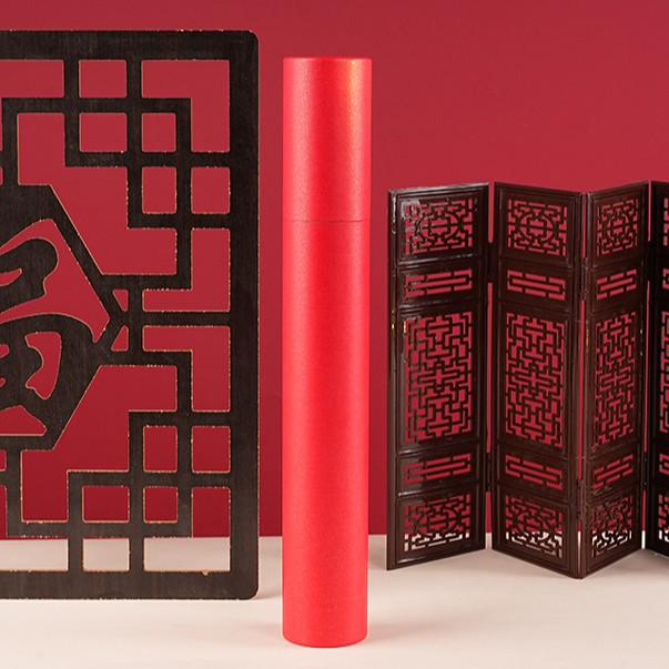 2026 Year of the Horse Red Spring Festival Couplets Gift Box with Custom Hot Stamped Logo.