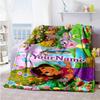 Dora Explorer Personalized Name Blanket Gift Personalized Blanket Durable Comfort Throw For Living Room Bedding Chair Sofa Four Seasons Universal