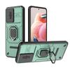 Xiaomi Redmi Note 12 4G Case Slide Camera Armor Phone Case for Redmi Note12 4G Car Magnetic Holder Stand Cover Fundas