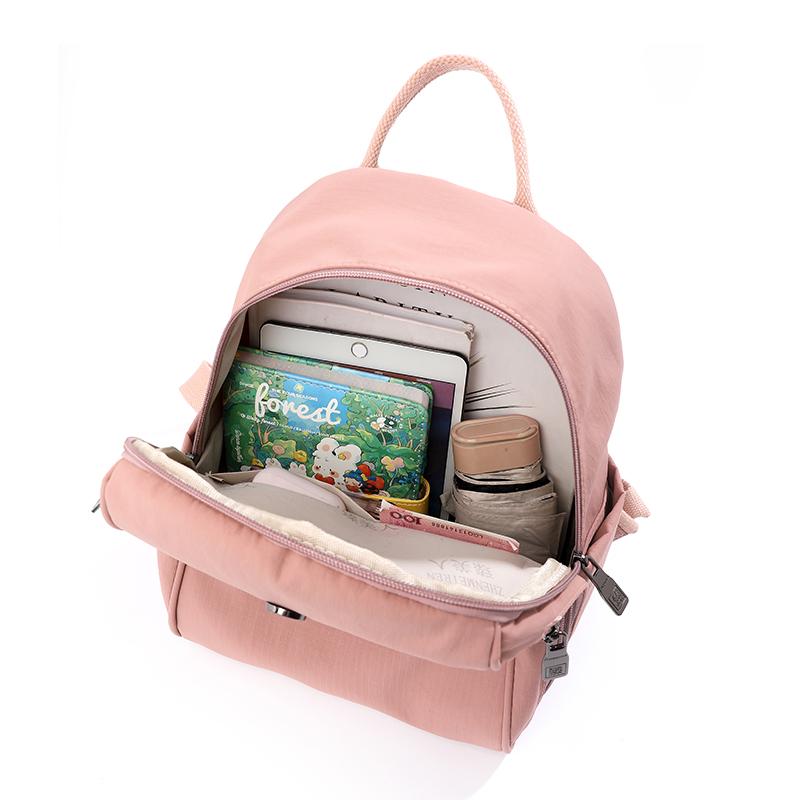 Nylon Backpack Travel Bag Women's Small Backpack