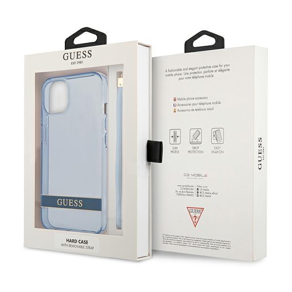 Guess Guhcp13Shtsgsb Iphone 13 Mini 5,4Niebieski/Blue Hardcase Translucent Stap