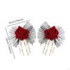 2 Pieces Halloween Hair Clips Barrettes Hairpin Skeleton Hand Jaw for Cosplay
