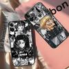 Attack On Titan Eren Jaeger Phone Case For iPhone 15 13 14 12 11 Pro MAX XR X XS SE 7 8 Plus Mini Soft Black Anime Mobile Case