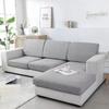 Jacquard Woven Fabric Pure Couch Fitted Covers Polar Thermal Fleece Fabric Form Fitting Sofa Seat Covers Detachable Couch Protector Furniture Cover