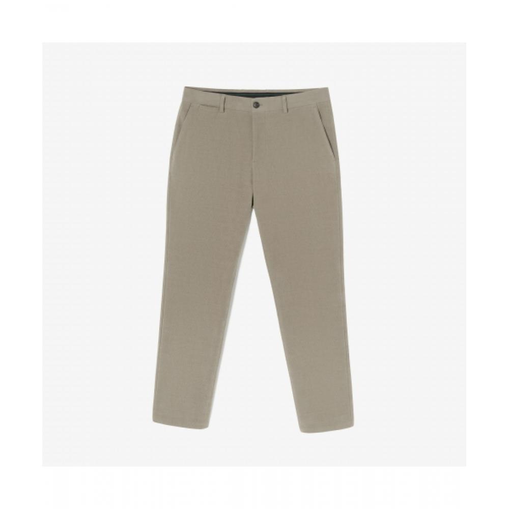 

LacoSte Men S White bruShed Fabric pantS [beige] 040