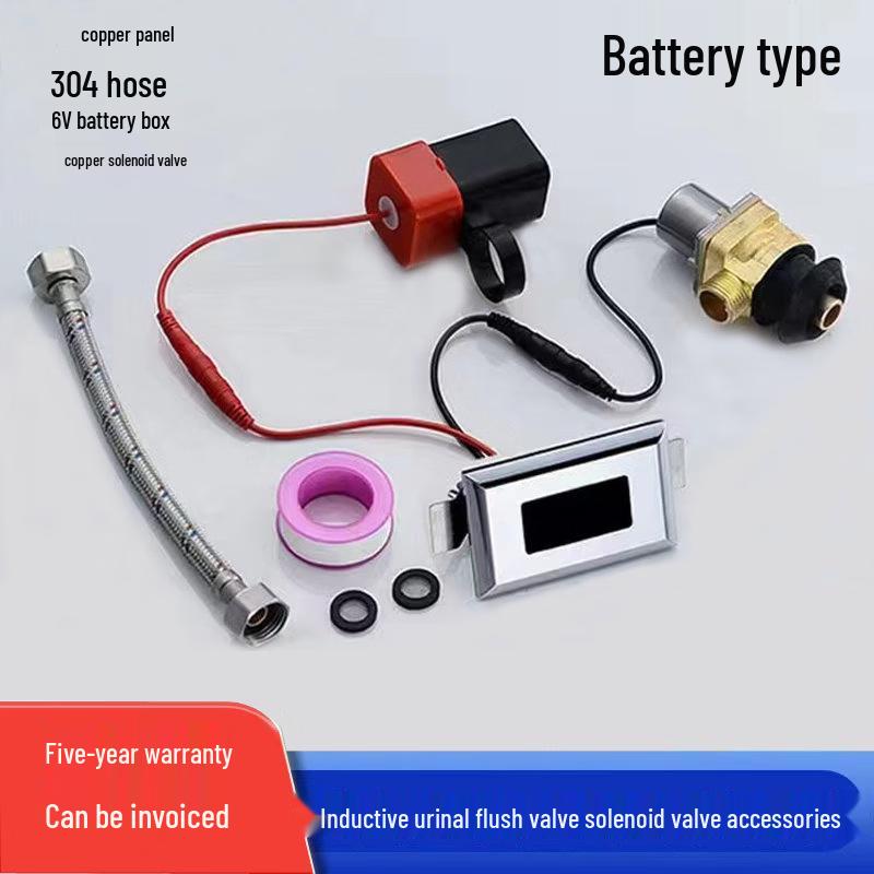 Smart Integrated Ceramic Urinal Flusher Solenoid Valve